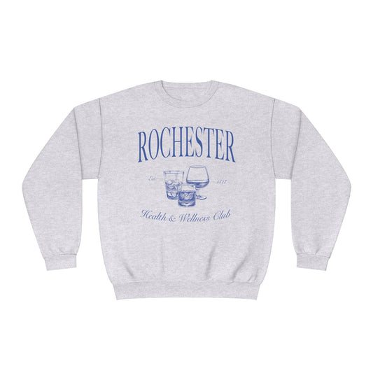 Rochester Health and Wellness Club Crewneck, Rochester NY Sweatshirt