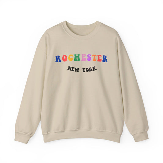 Rochester Oversized Sweatshirt, Rochester New York Crewneck