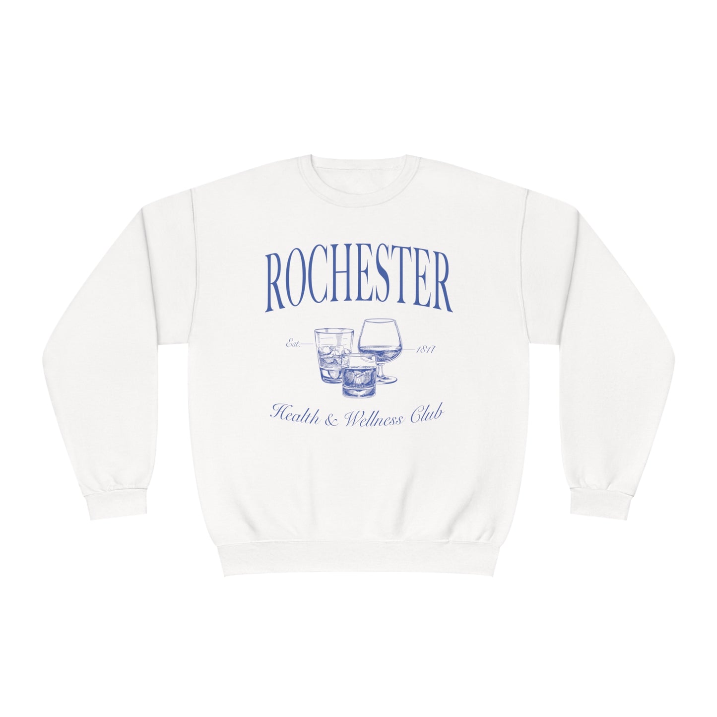 Rochester Health and Wellness Club Crewneck, Rochester NY Sweatshirt